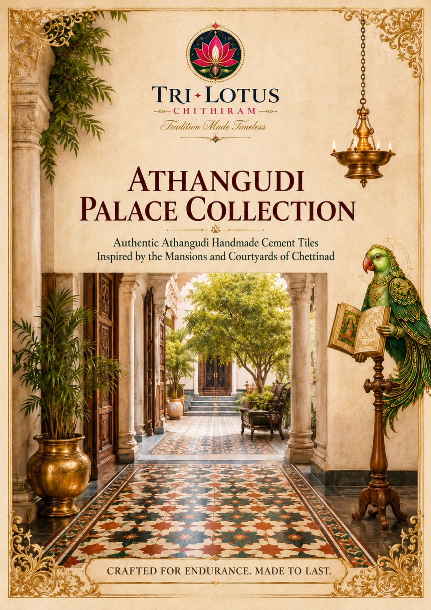 Cover of the Athangudi Palace Collection catalogue