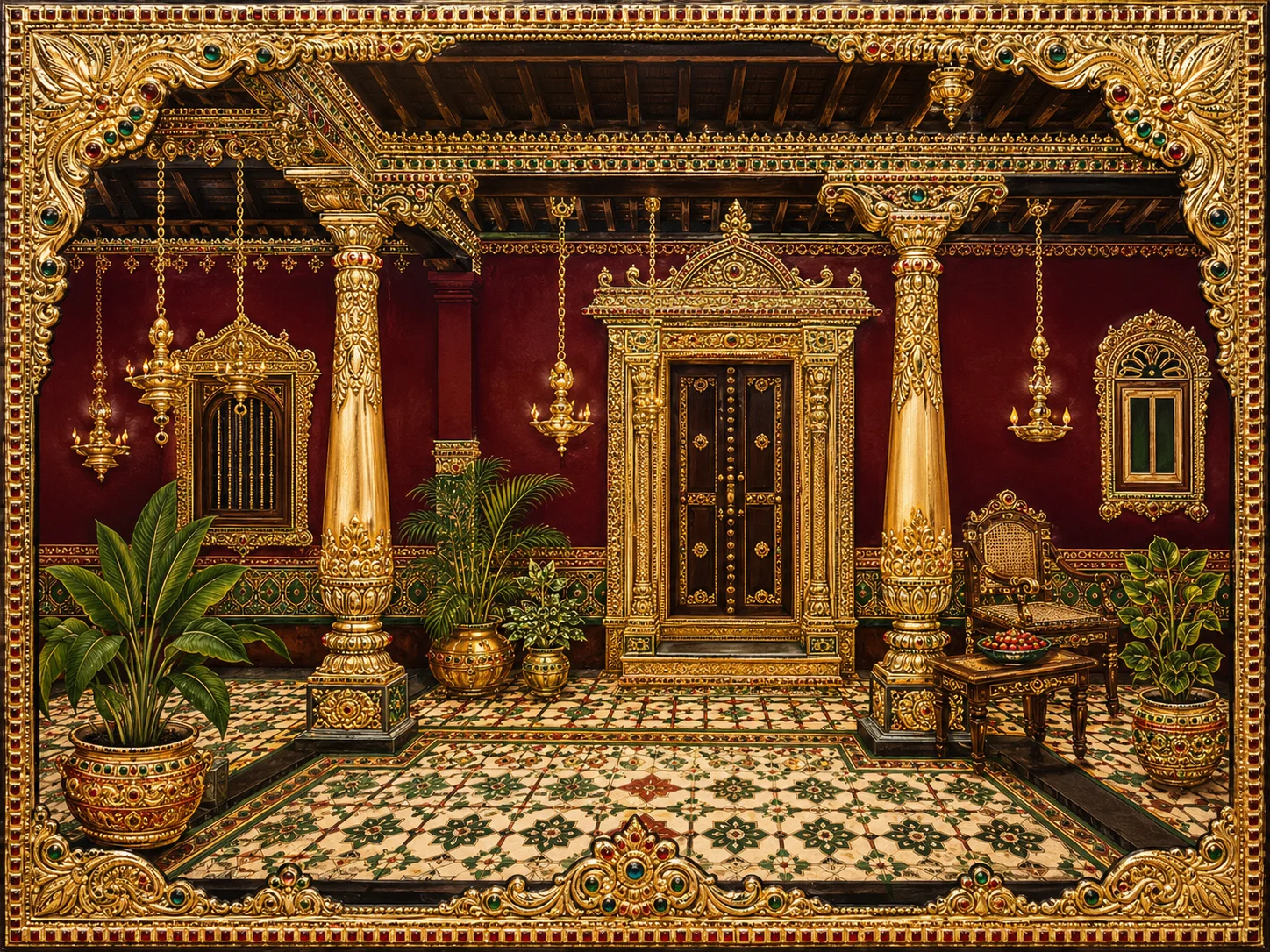 Gilded Courtyard